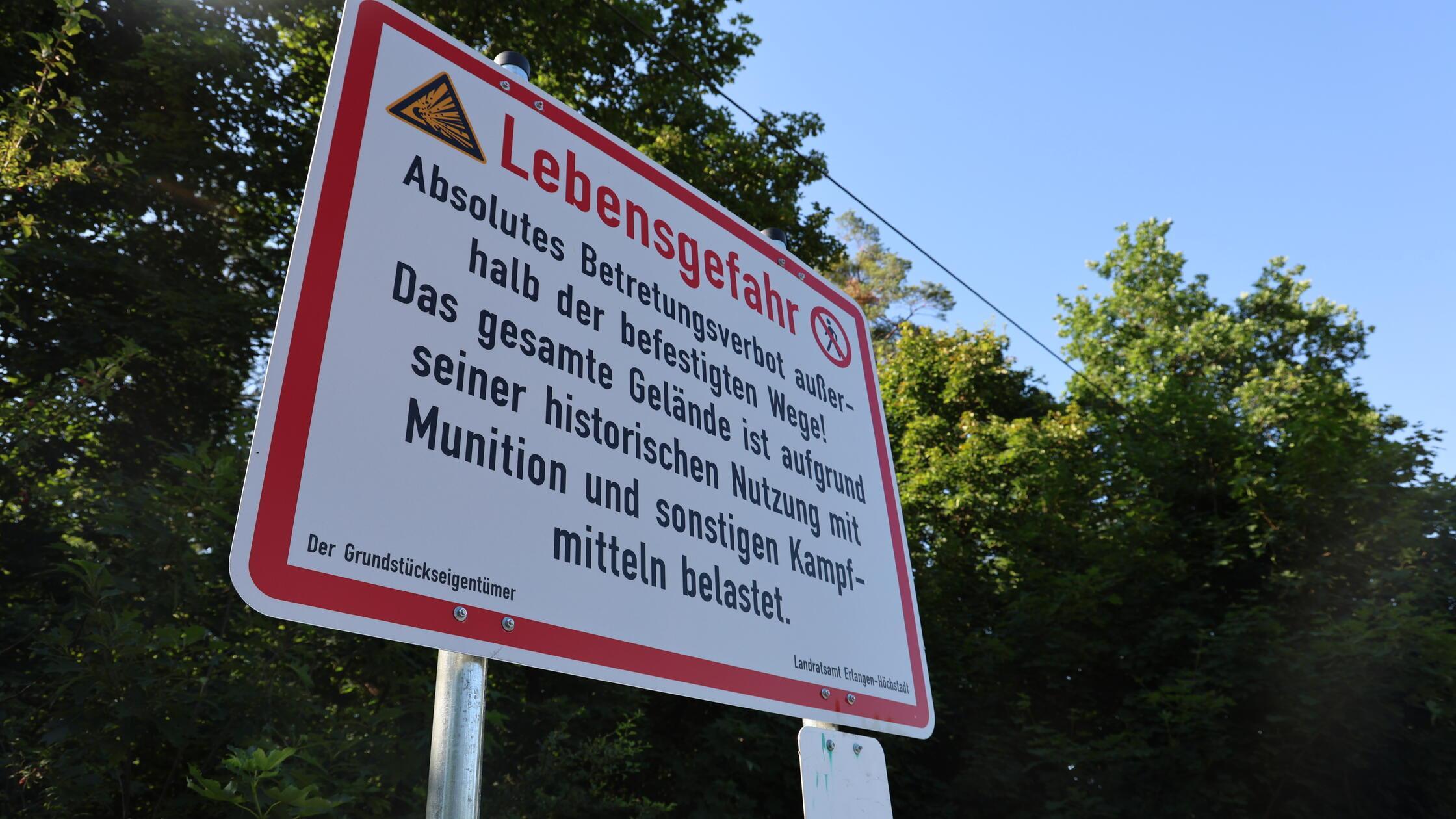 Kampfmittelräumung Wald