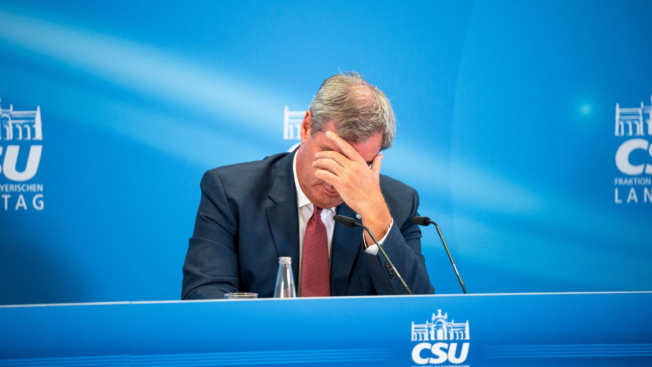 22.09.2026, Bayern, Bad Staffelstein: Markus Söder