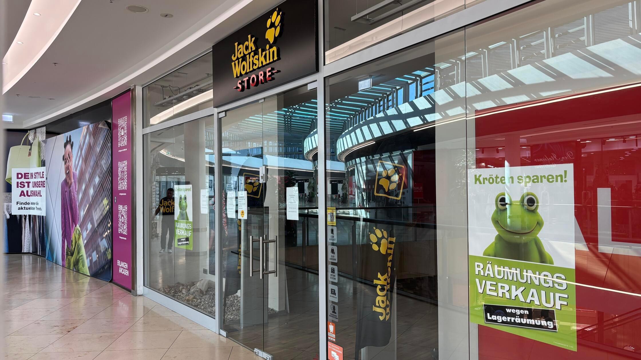 Jack Wolfskin Arcaden geschlossen