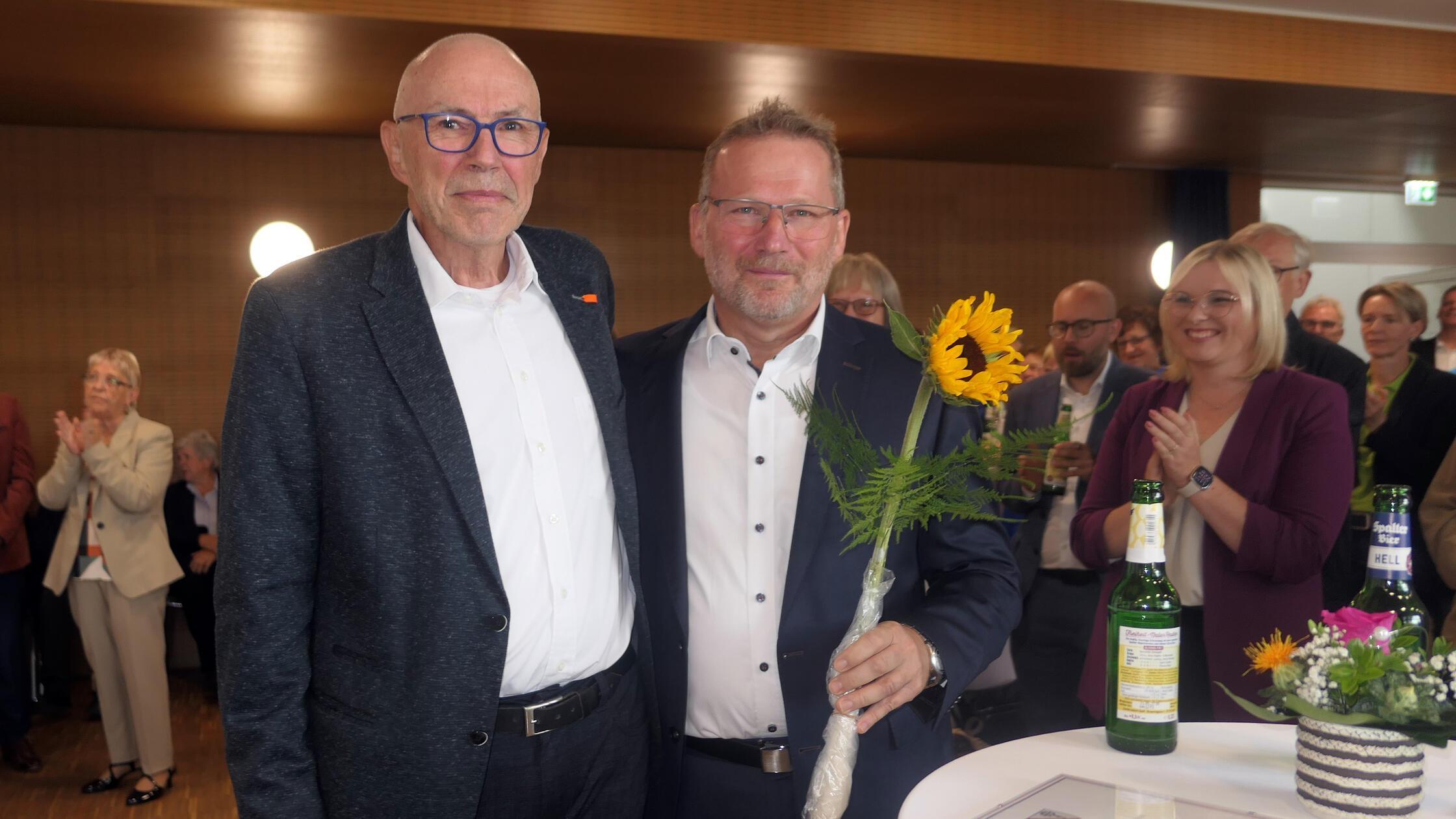Charlie Freudenberger (links) zählte die unzählige