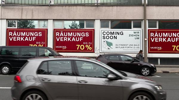 Räumungsverkauf Schuh Mücke