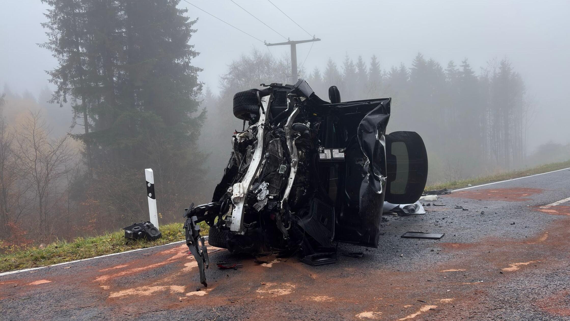 Bei einem Verkehrsunfall auf der Staatsstraße 2267