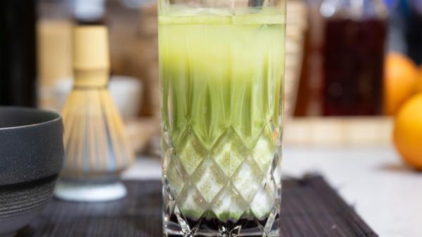 ARCHIV - Matcha Latte ist als Kaffeespezialität de