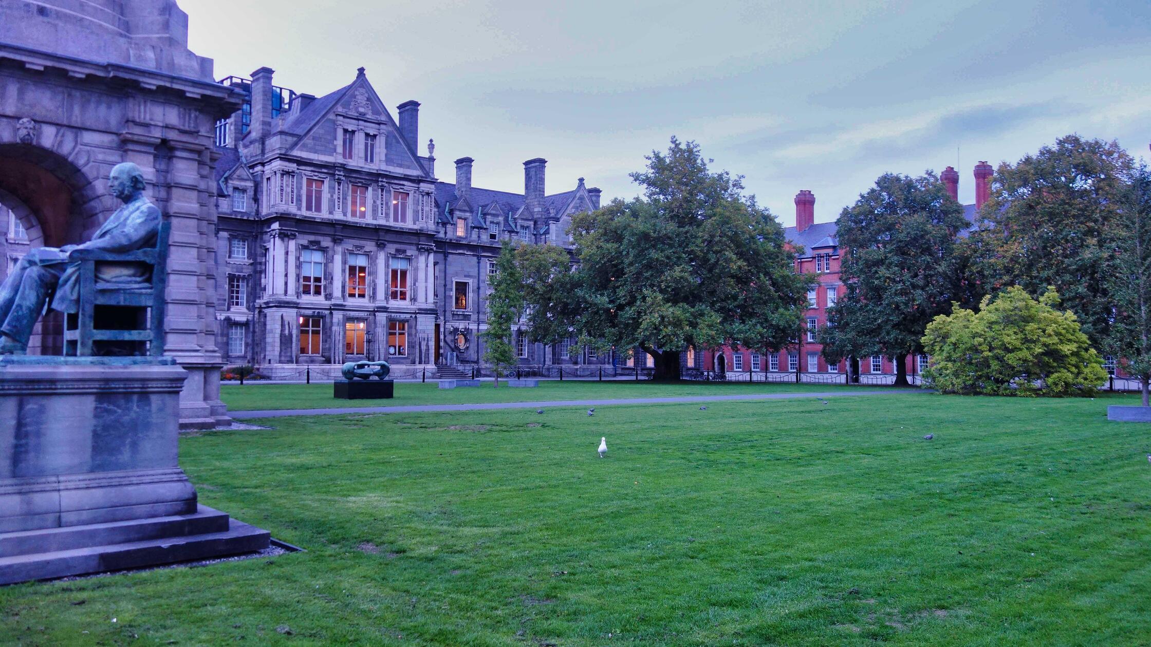 Das Trinity College ist die größte Universität der Stadt Dublin.