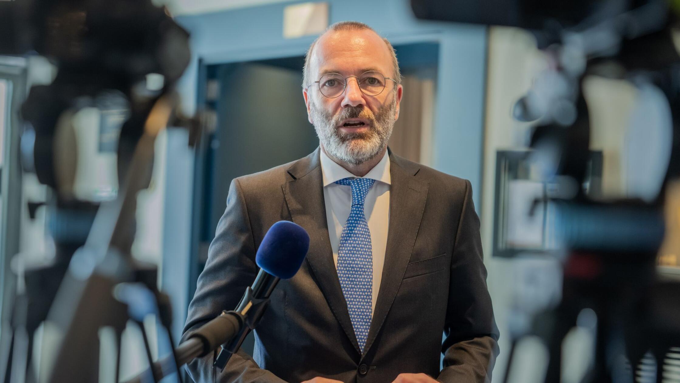 Manfred Weber (CSU), Vorsitzender der EVP (EPP), s