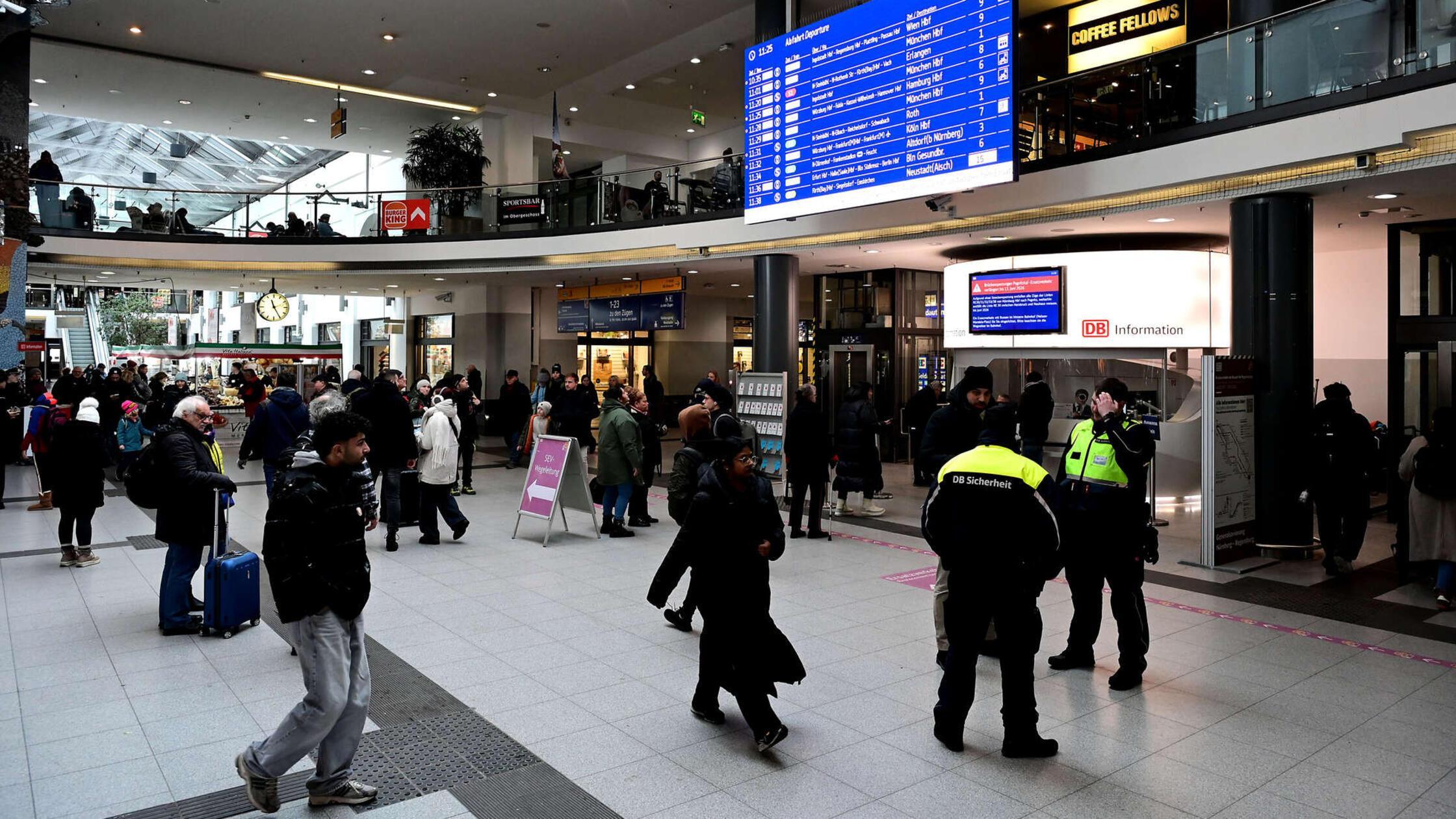Police operation at Nuremberg Central Station: Backpack without bomb