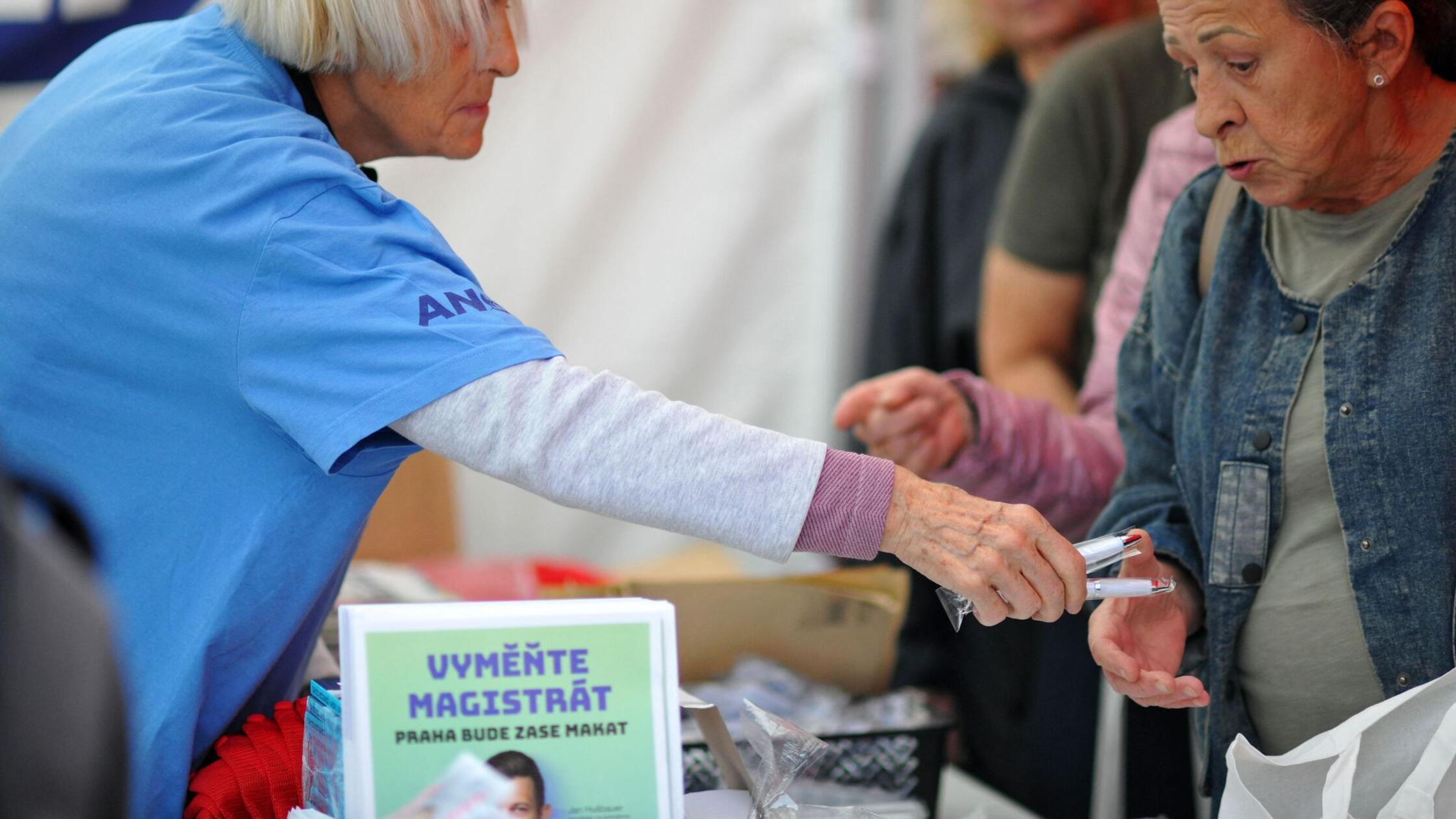 Bei der Abschluss-Wahlkampfveranstaltung vor den K