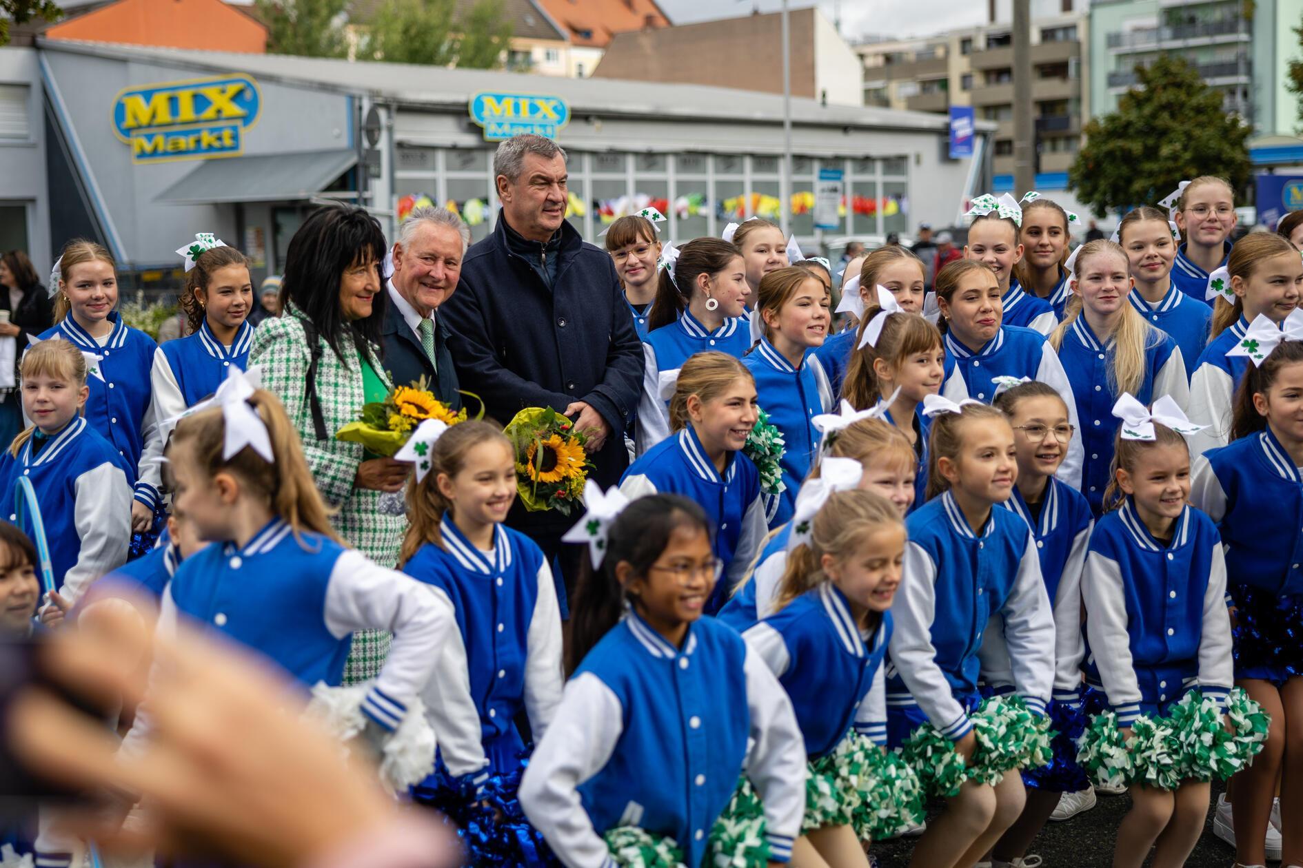 Mit dabei war auch Bayerns Ministerpräsident Markus Söder.
