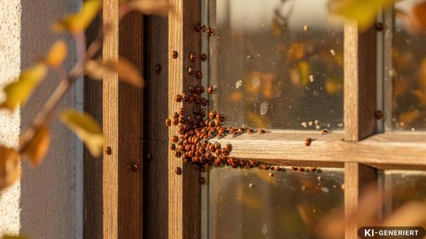 Marienkaefer Invasion Herbst