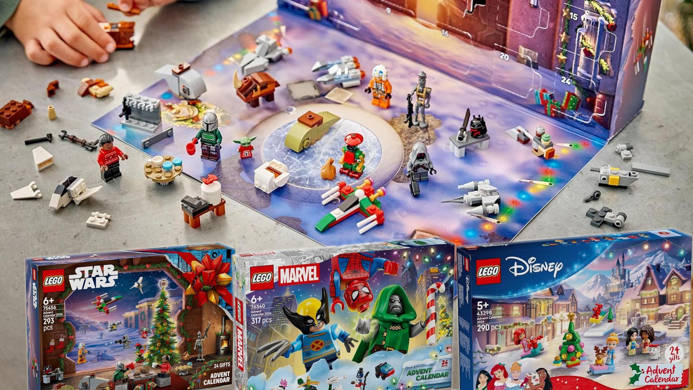Lego Adventskalender 2026 Star Wars Marvel Disney