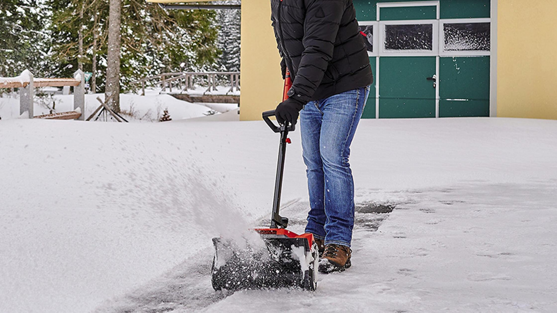 Schnee Einhell Akku Schneefraese
