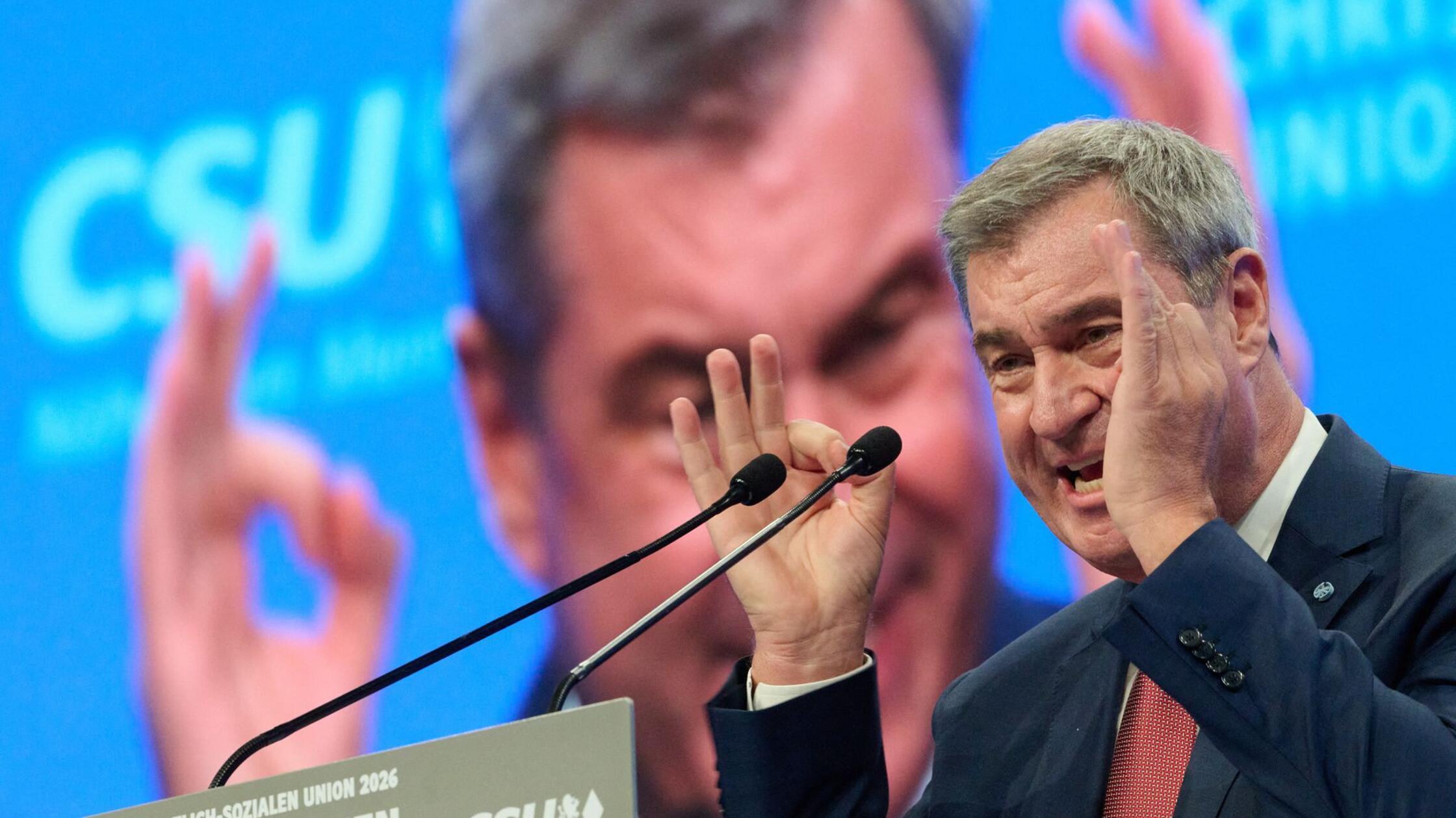 Söder wirbt für Aigner - und fordert Kampf gegen Extremisten