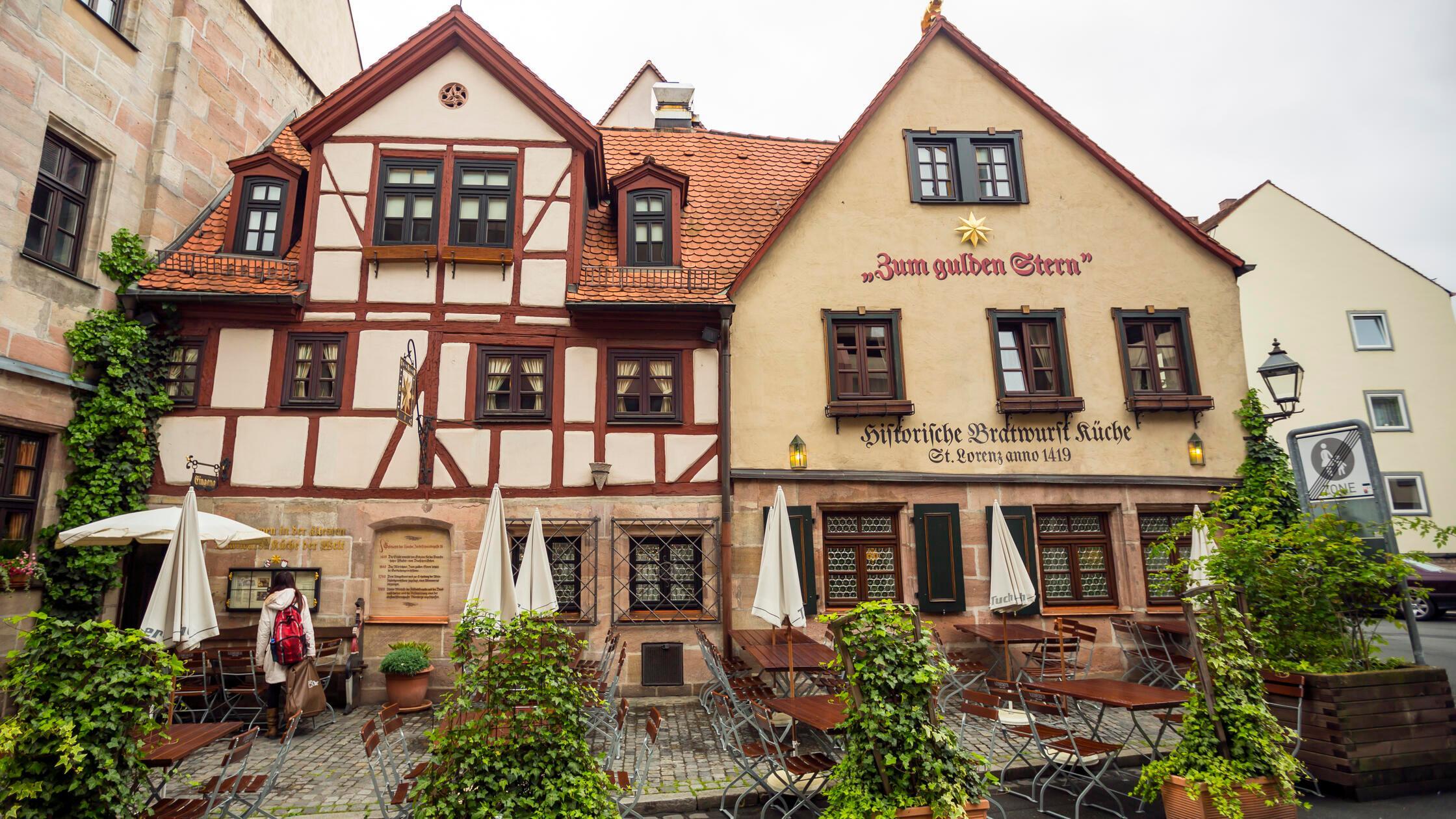 ZUM GULDEN STERN in Nuremberg, Germany, The oldest