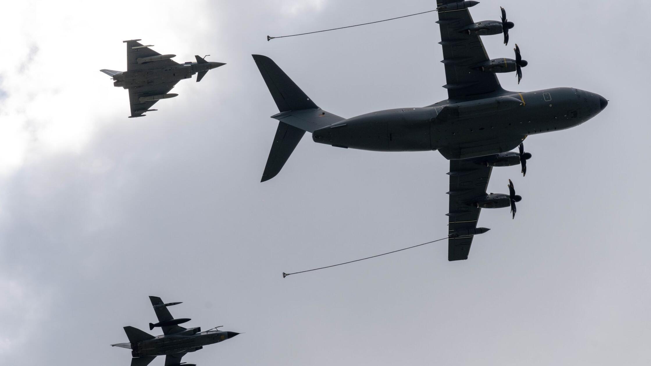 Deutsche Stabsoffiziere und Tankflugzeuge für Ukraine-Übung