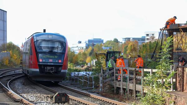 Bahnbaustelle Thumenberger Weg, Nürnberg