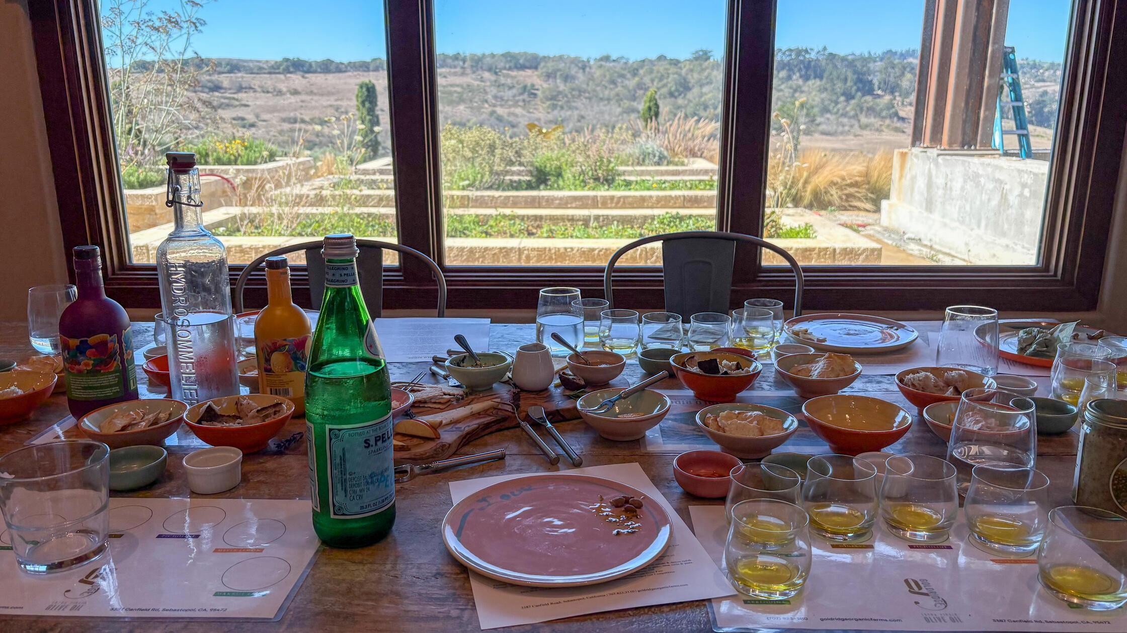 Und so kann man sich auch in Kalifornien beim "Olive Oil Tasting" wie in der Toskana fühlen.