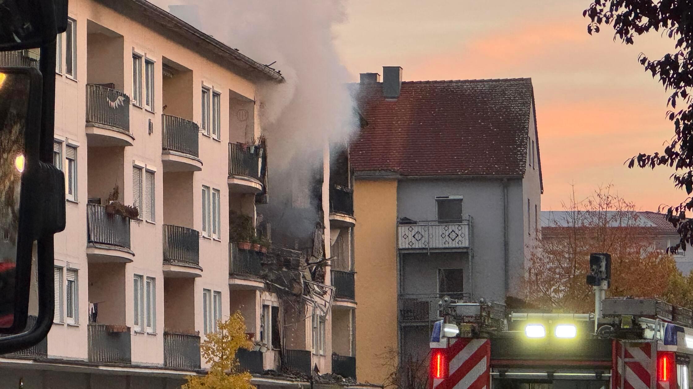 Explosion in Regensburg: Mehrere Verletzte nach Vo