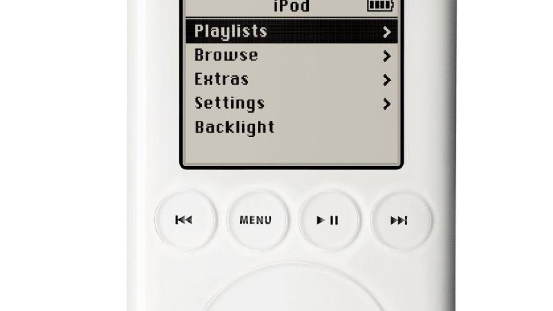 Die 3. Generation des iPods kam 2003 auf den Markt.