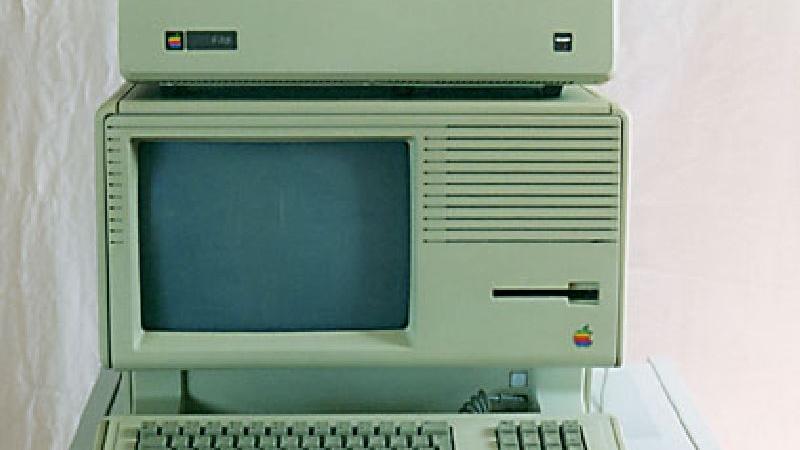 Das frühe Computer-Modell "Apple Lisa" von 1983 war der Vorgänger des Apple Macintosh.