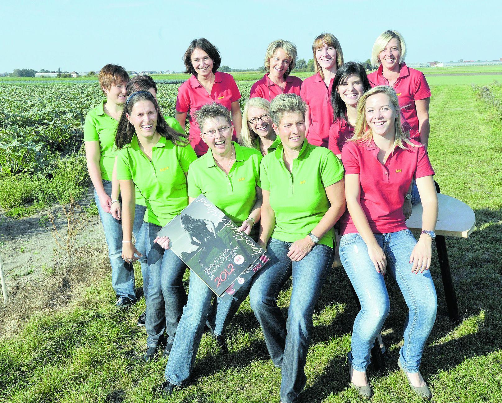 Knoblauchsland-Kalender: Fesche Damen und freche Früchtchen  Nordbayern