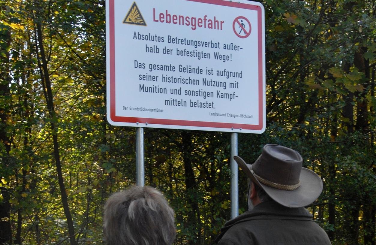 Im Tennenloher Forst droht Lebensgefahr