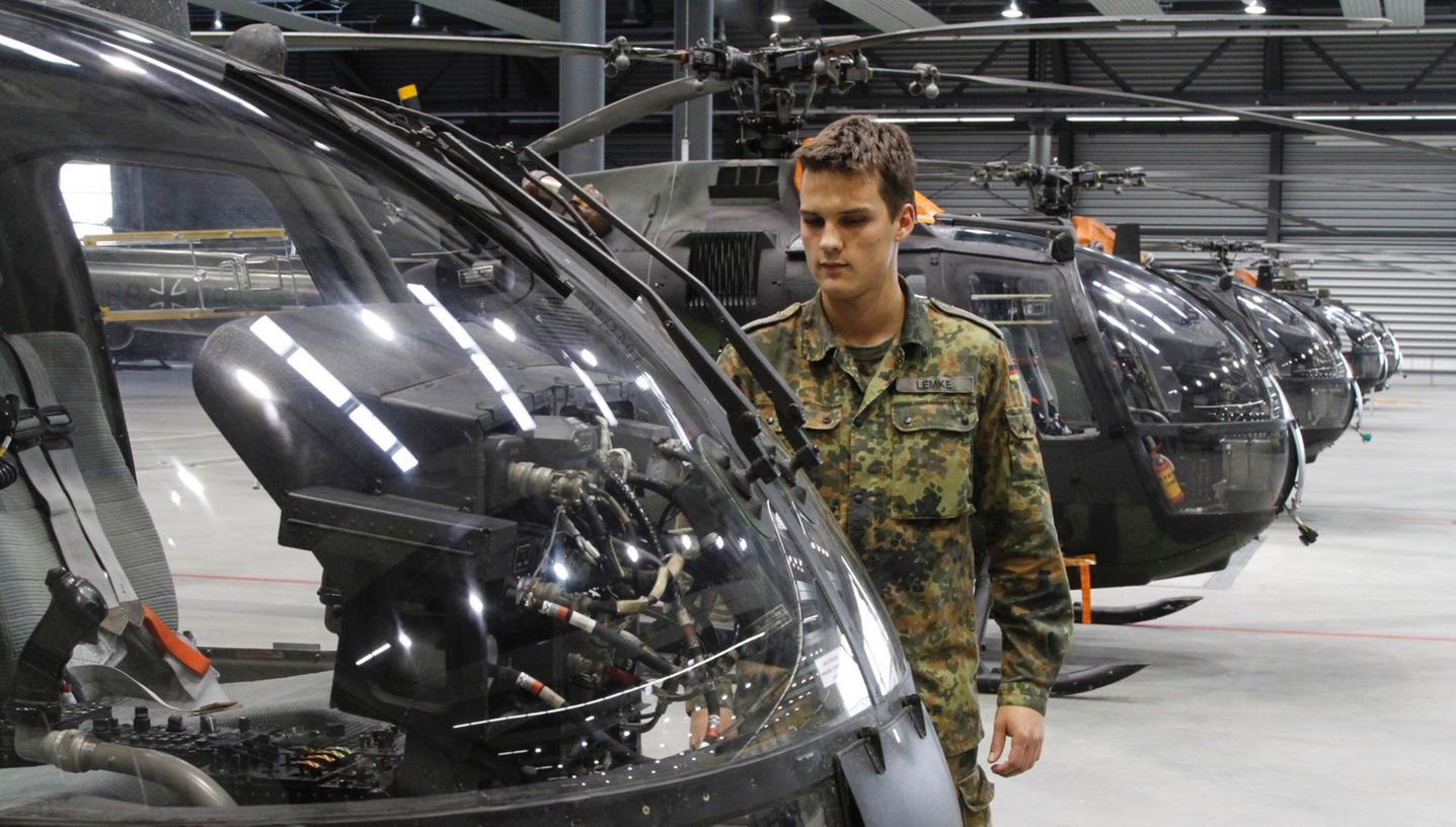 Die Bundeswehrreform bedeutet das Aus für das Hubschrauberregiment in Roth. Die Kaserne bleibt aber bestehen.
