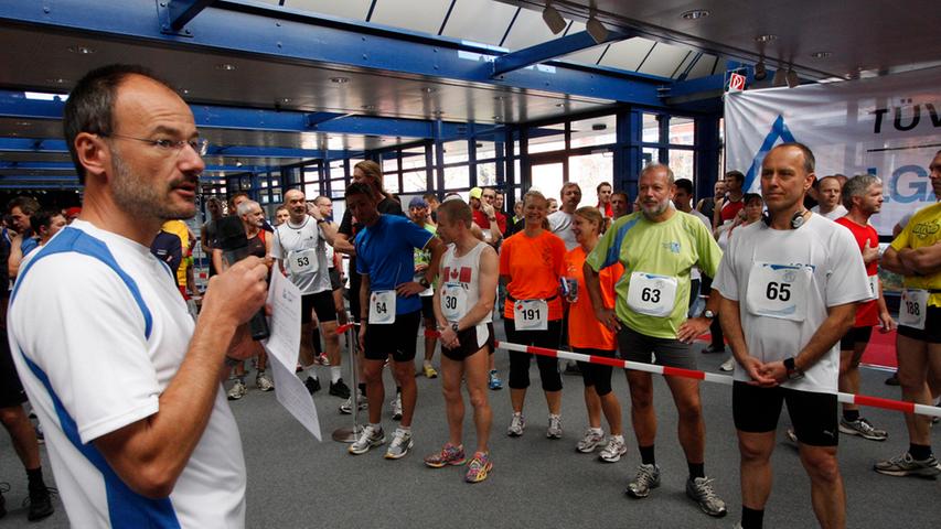 Treppe rauf, Treppe runter: Der siebte Indoor-Marathon in der LGA