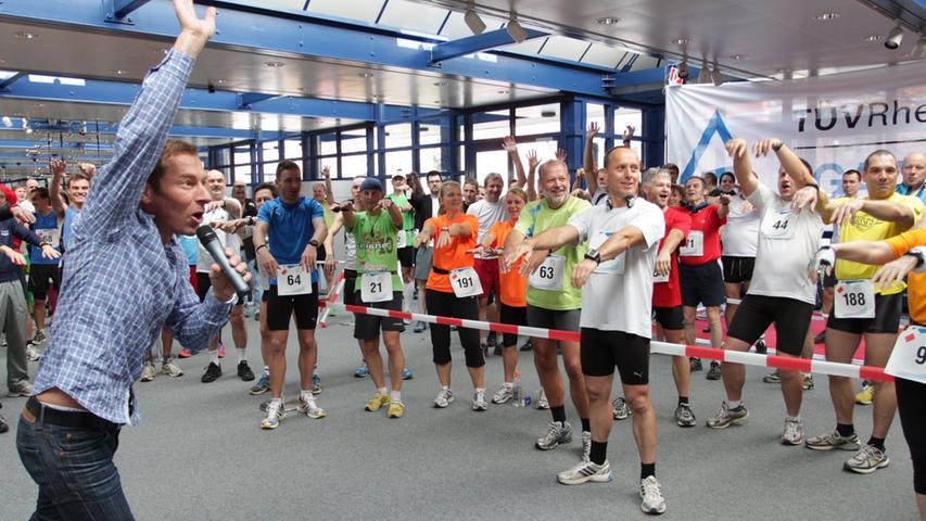 Treppe rauf, Treppe runter: Der siebte Indoor-Marathon in der LGA
