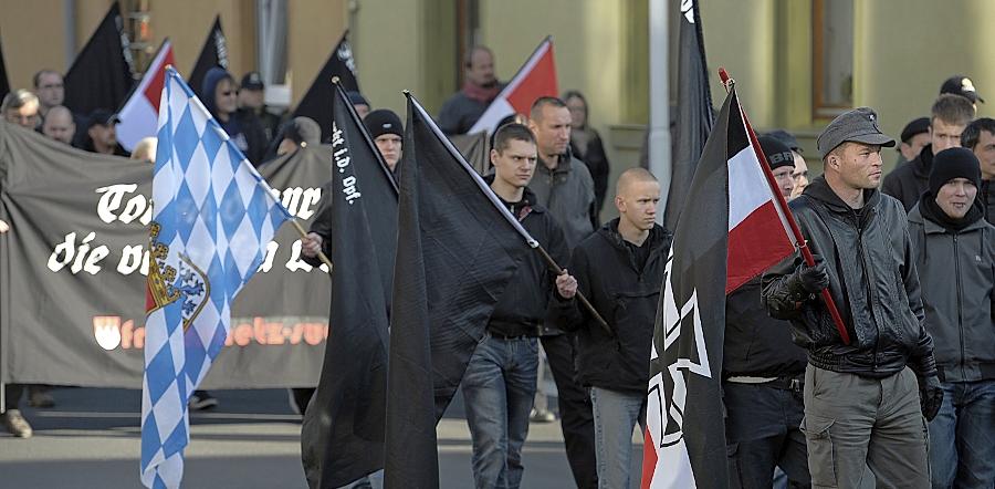 Auch beim Neonazi-Treffen in Wunsiedel waren Aktivisten des "Freien Netz Süd" dabei.