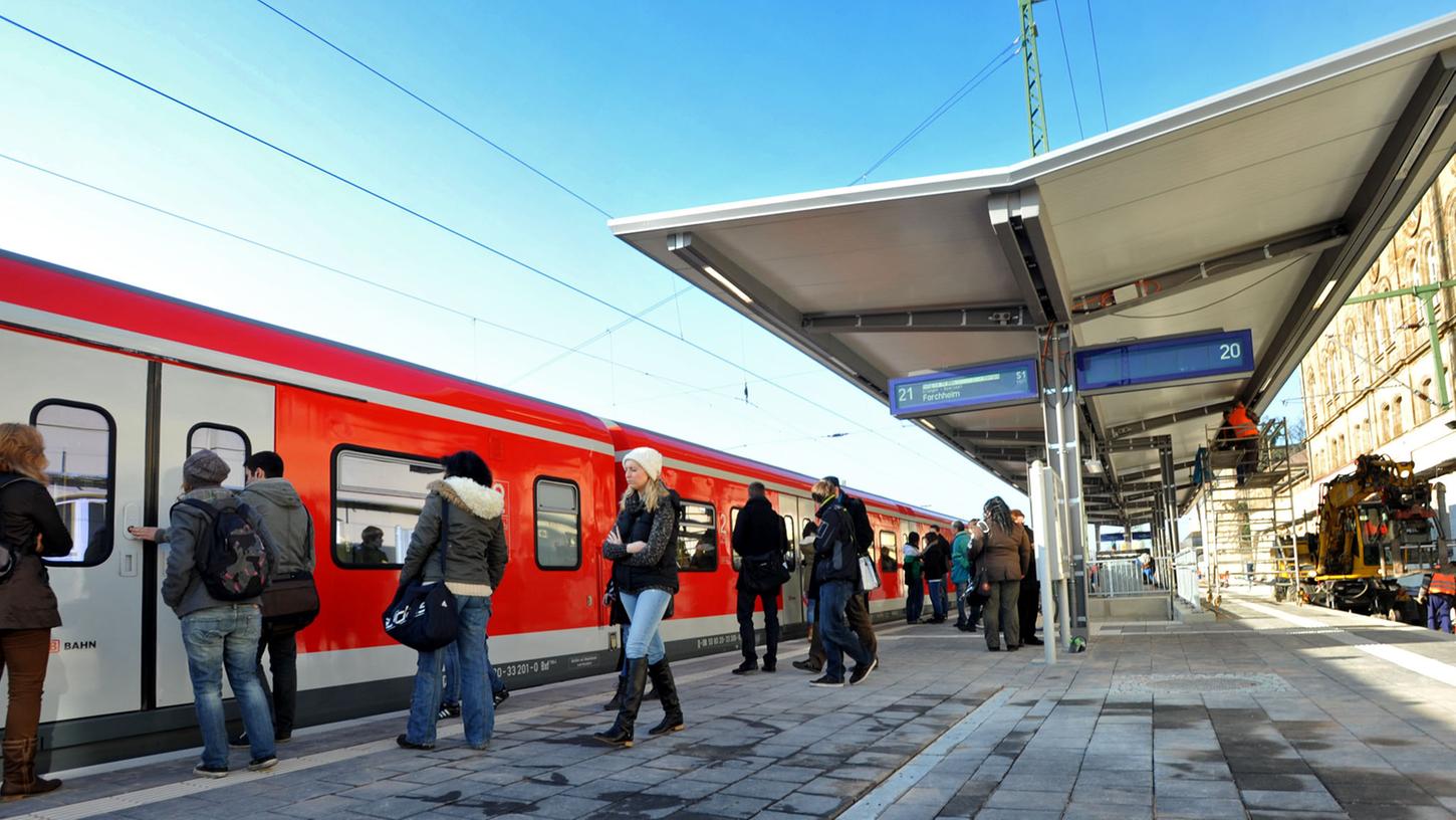 Nürnberg-Fürth: Die Bahn fährt viergleisig - und unpünktlich