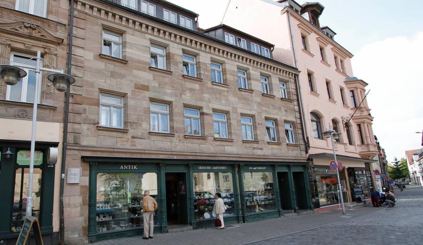 Gleich hinter dem Rathaus steht Ludwig Erhards Geburtshaus, das auch Teil des Ludwig-Erhard-Zentrums werden soll.