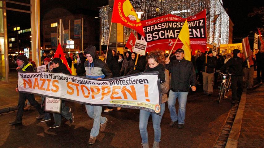 Nürnberg demonstriert gegen rechte Gewalt