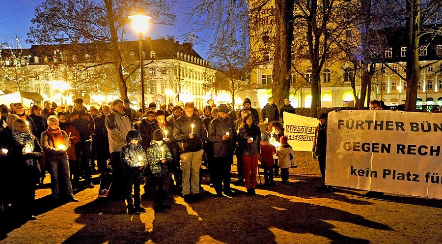 Friedlicher Protest gegen den Terror