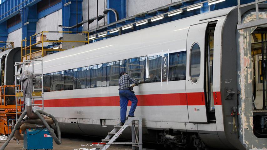 Zug um Zug: ICE-Renovierung in Nürnberg