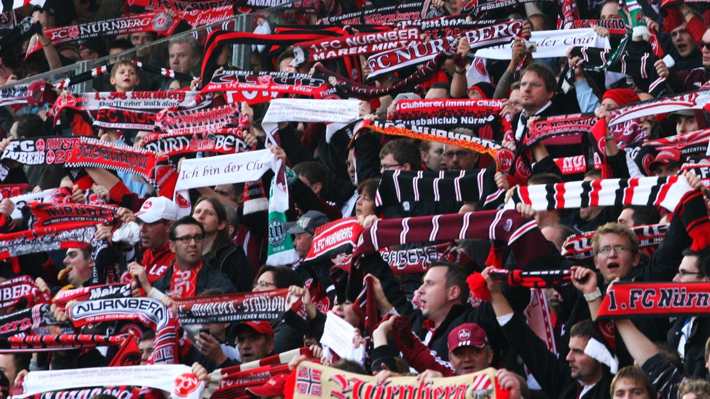 Egal ob auswärts oder im Frankenstadion: Die Club-Fans unterstützten die Profis bedingungslos.