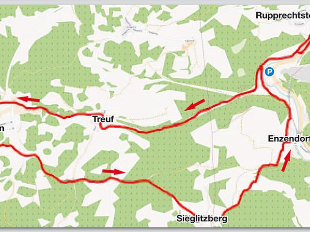 Der gesamte Rundweg ist etwas mehr als zwölf Kilometer lang - man kann aber auch ab Hohenstein den Bus nehmen.