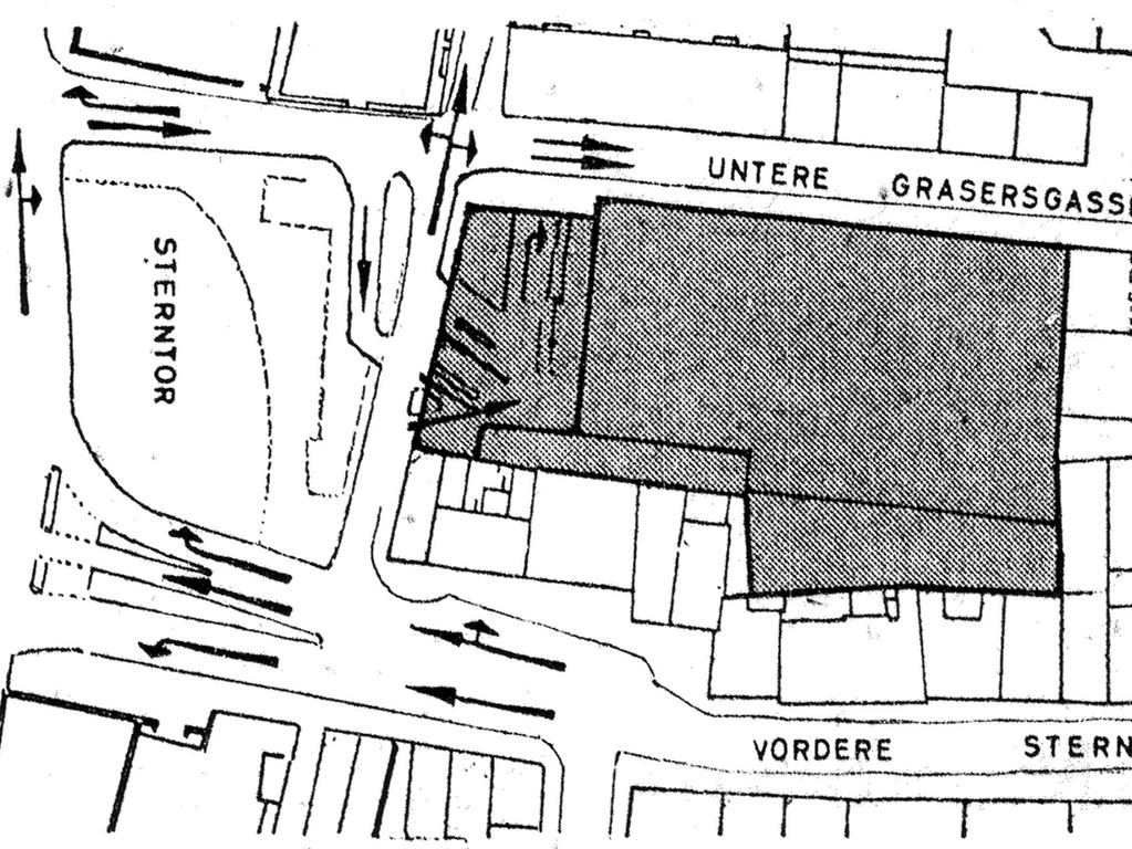 10. Januar 1962: Zum Parken geht’s die Rampen hinauf