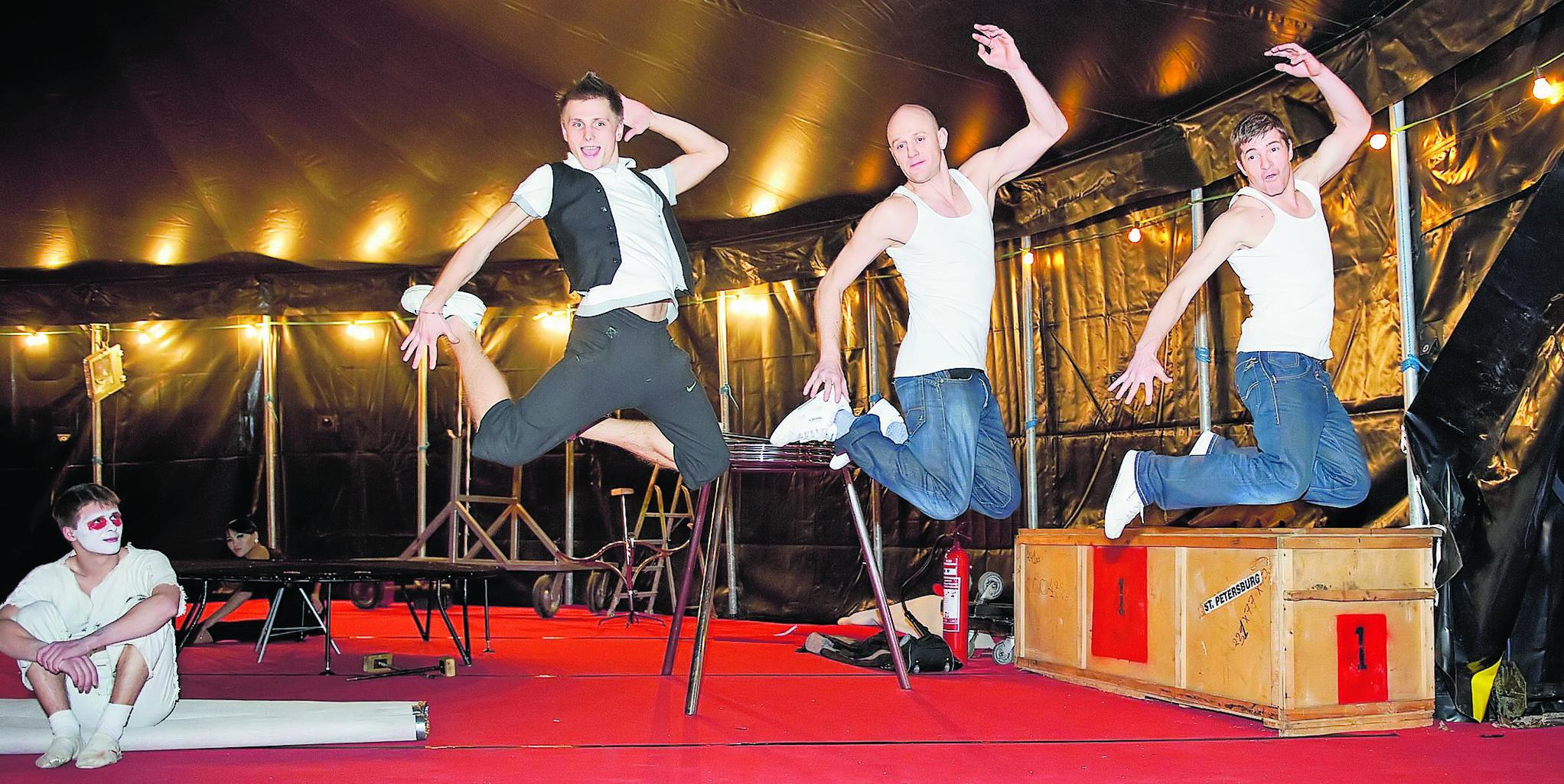 Blick hinter die Kulissen beim Zirkus