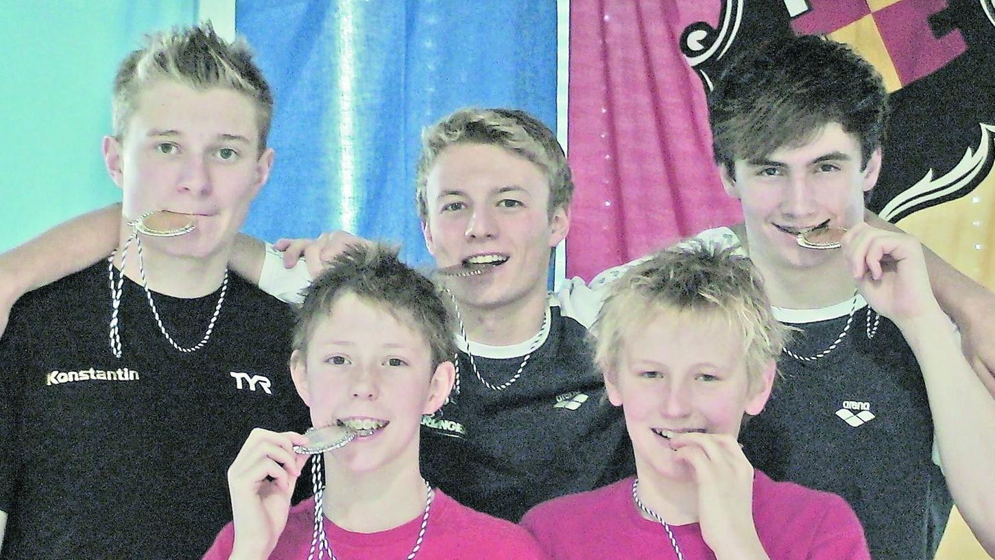 Doppel-Gold für Erlanger Schwimmer Doppel-Gold für Erlanger Schwimmer