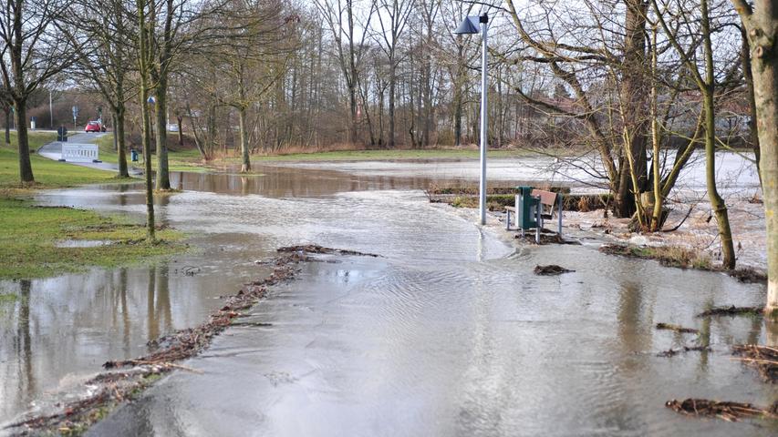 Die Pegnitz steigt: Hochwasser in Nürnberg und Umgebung