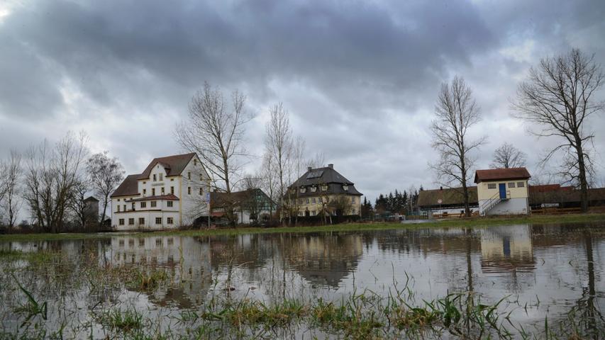 Die Pegnitz steigt: Hochwasser in Nürnberg und Umgebung
