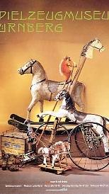 Das Spielzeugmuseum setzte im Jahr 1997 auf Pferde: So zeigt das Poster besonders schöne und seltene Exponate von Spielzeugpferden aus der Zeit zwischen 1870 bis 1930.