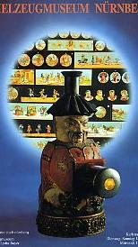 Das Jahresplakat 1998 hat eines der schönsten optischen Spielzeuge, die Laterna magica, dargestellt in Form eines Chinesen, zum Thema.