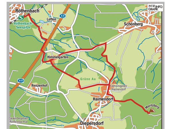 Wanderung auf den Moritzberg und zum Klingenden Wasserfall Wanderung auf den Moritzberg und zum Klingenden Wasserfall