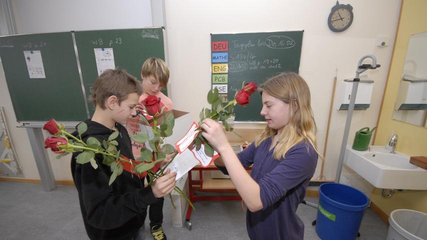 2012: Valentinstagsprojekt in der Schule Liebfrauenhaus