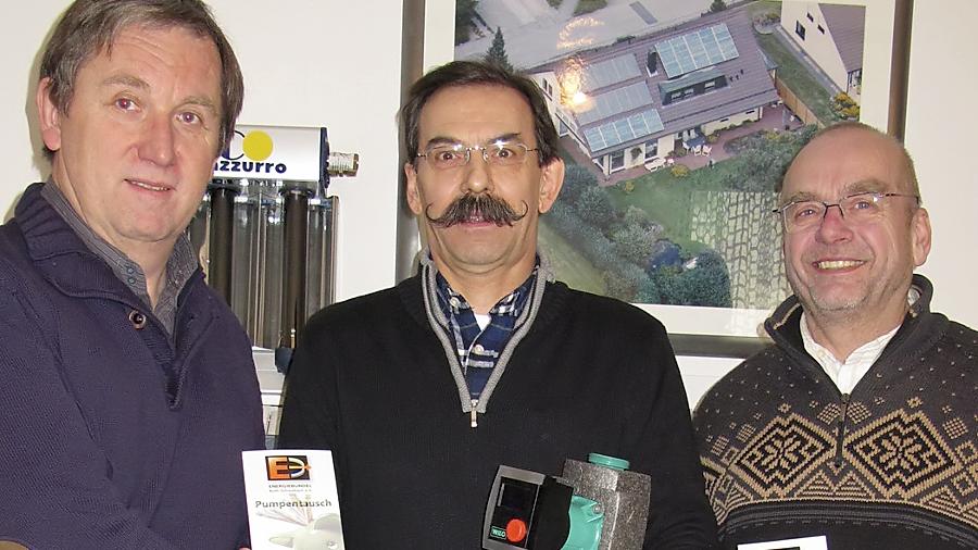 Hermann Lorenz, Karlheinz Vogt und Werner Emmer (von links) stellten die Pumpentausch-Aktion vor. Hermann Lorenz, Karlheinz Vogt und Werner Emmer (von links) stellten die Pumpentausch-Aktion vor.