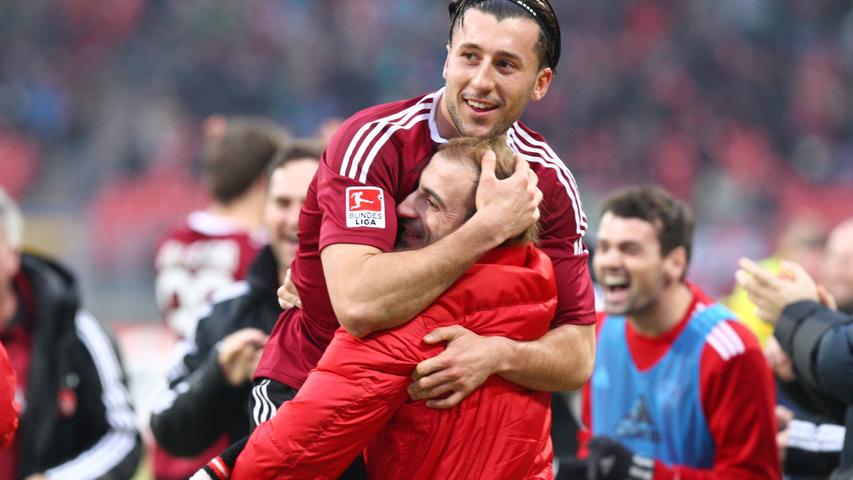 Der Club, wie er siegt und lacht: 2:1-Erfolg gegen Köln