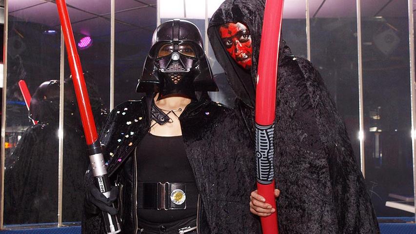 Darth Vader hatte beim WigOut! Ambitionen, die Party zu übernehmen.