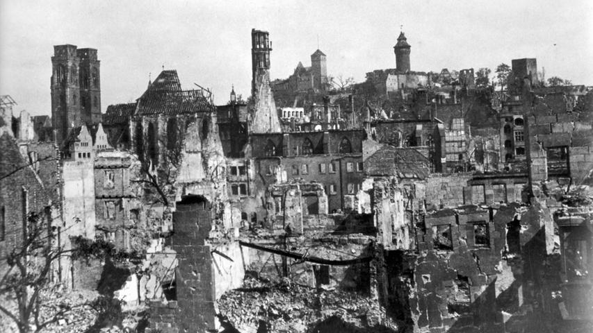 Nürnberg im Bombenhagel des Zweiten Weltkriegs
