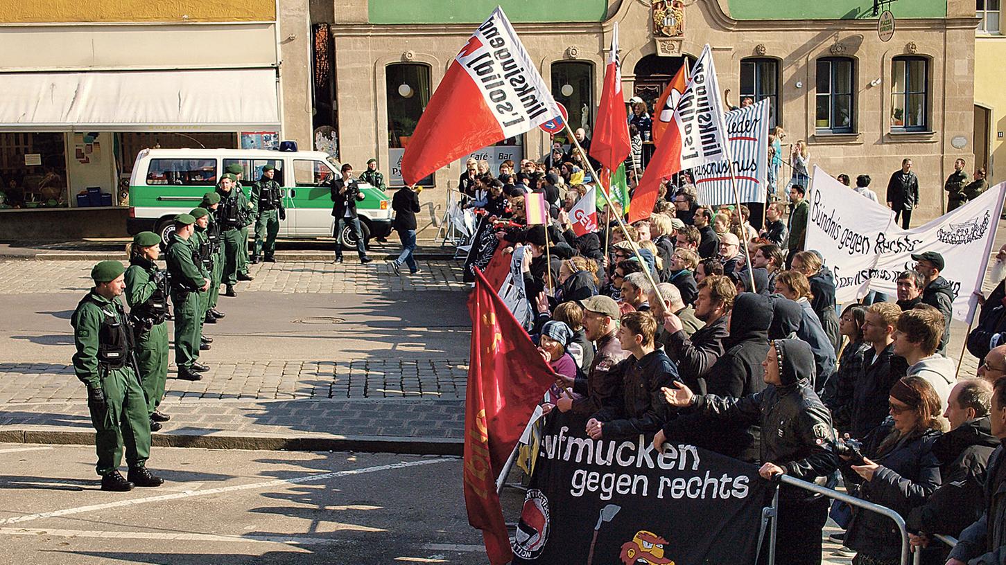 Parolen der Nationalisten gingen im Lärm unter